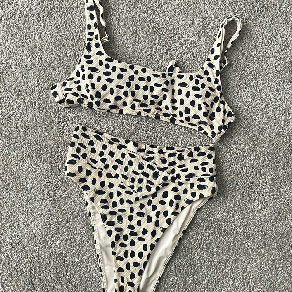 Aerie High Waisted Crossover Bikini